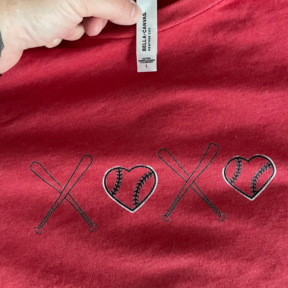 XOXO Baseball Love T